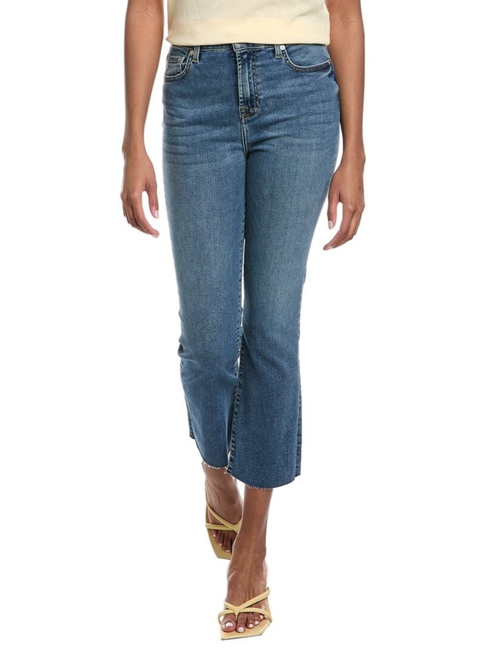 7 For All Mankind High Waist Slim Kick Jeans